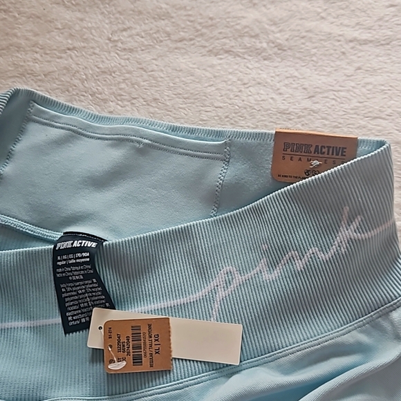 Pink Active seamless High Waist Full Length Leggings XL - Picture 3 of 4